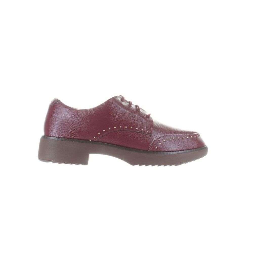 Fitflop Women's Burgundy Leather Lace-Up Loafers